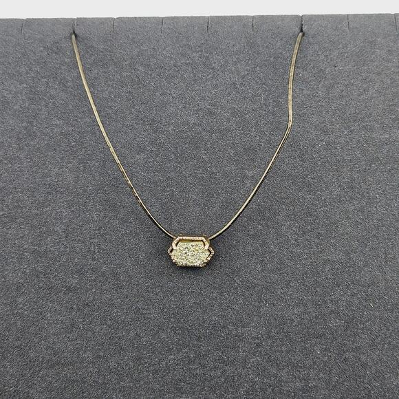 Mark Ashton Women's Wrap Around Choker Necklace Crystal Pendant Brown Cord - Picture 1 of 5